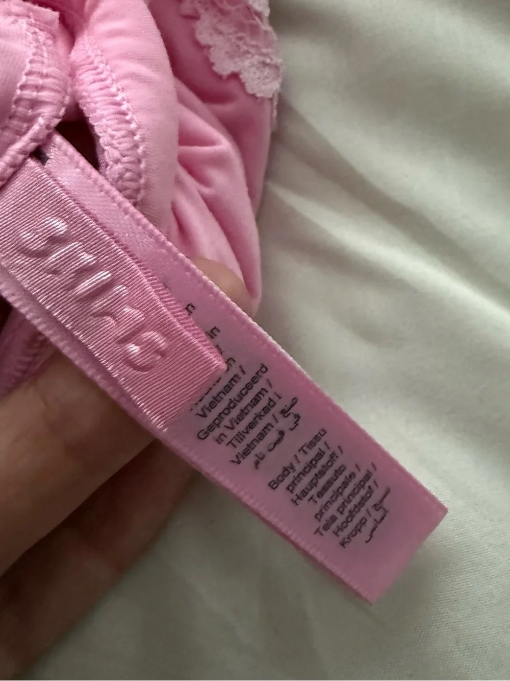 Skims Lace-Trim Pink Soft Bralette - Women Intimates size 2X